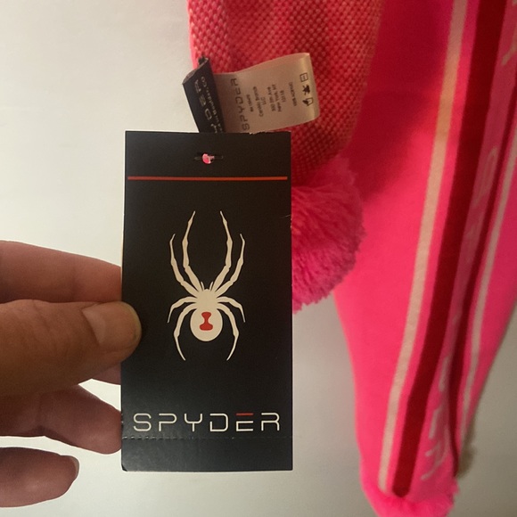 SPYDER - Women’s Scarf - Pink / Red / White - Size - OS - Picture 3 of 7
